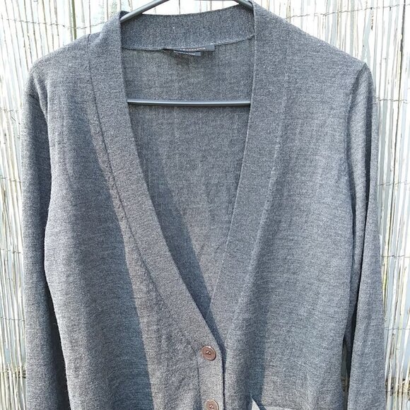 BCBG Maxazria Gray Cardigan - M - Picture 2 of 13